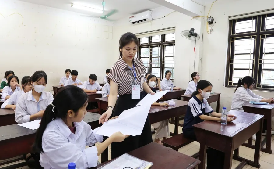 Thí sinh Bắc Ninh dự thi vào lớp 10 THPT năm học 2024 - 2025.