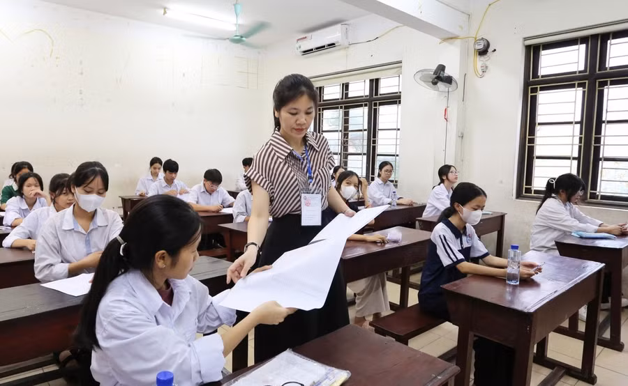 Thí sinh Bắc Ninh dự thi vào lớp 10 THPT năm học 2024 - 2025.