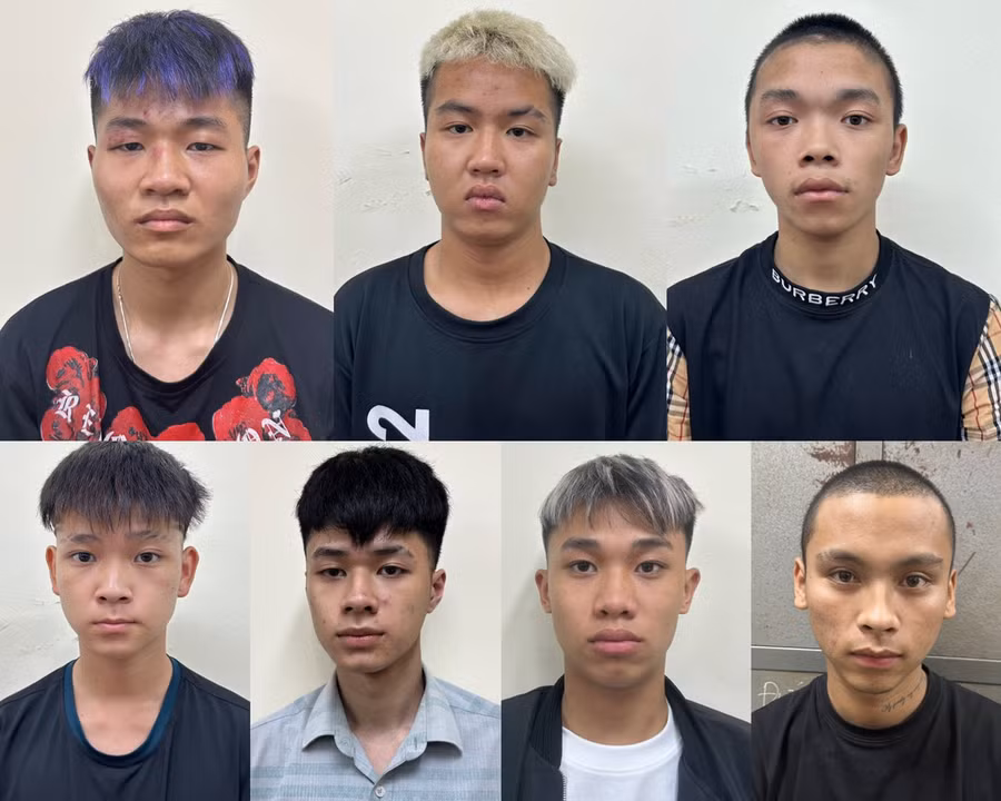 Một số đối tượng cầm đầu nhóm “Trẻ Giải phóng” bị bắt giữ.