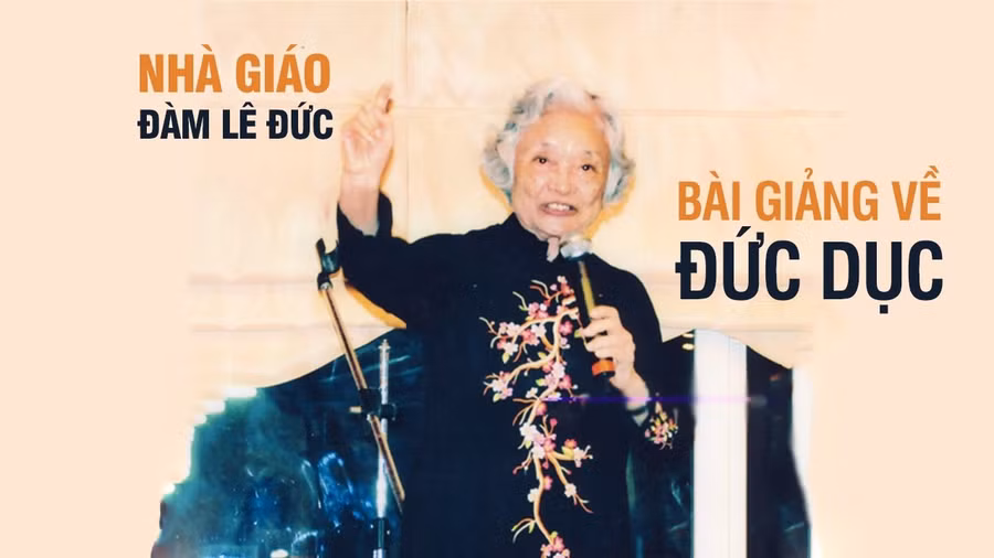 Nhà giáo Đàm Lê Đức.