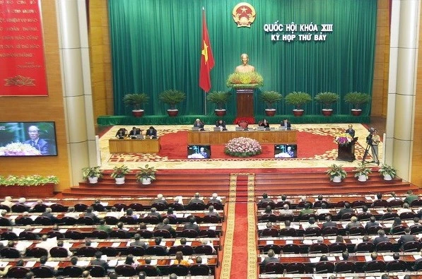 Toàn cảnh khai mạc Kỳ họp thứ 7, Quốc hội khóa XIII.