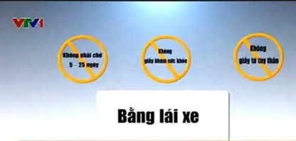 Dịch vụ đổi bằng lái xe chỉ… 15 phút: Khó tin mà có thật