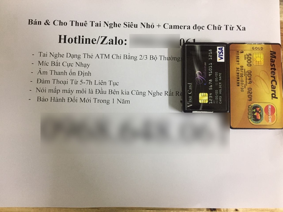 Thông tin về tai nghe siêu nhỏ được bán trên mạng Thông tin về tai nghe siêu nhỏ được bán trên mạng