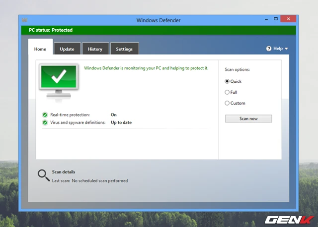 Thủ thuật sử dụng Windows Defender cực kỳ tiện lợi trên Windows 10 