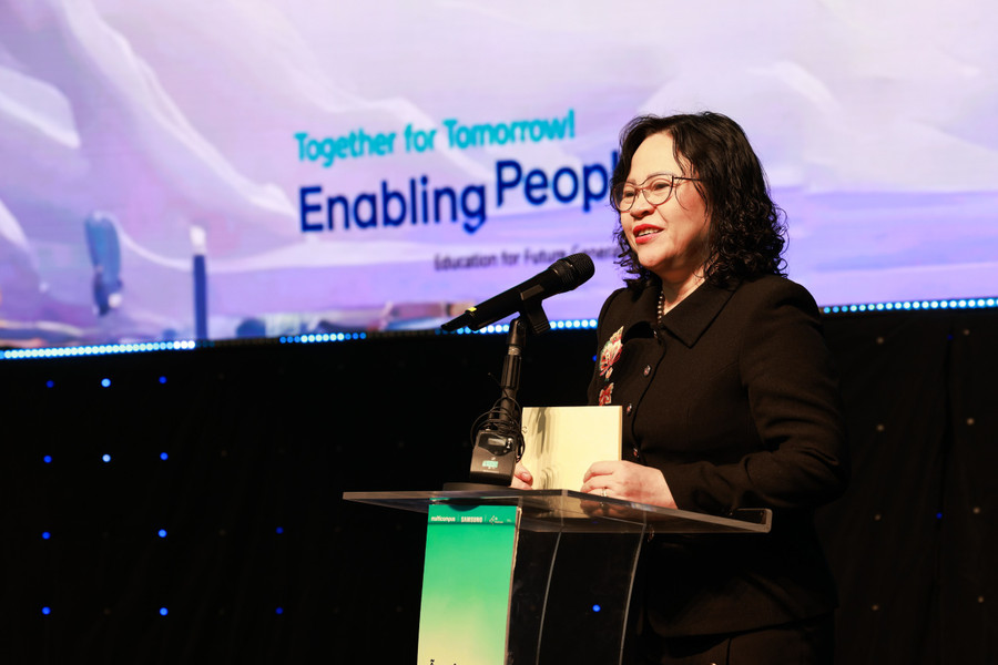 Thứ trưởng Bộ GD&ĐT Ngô Thị Minh phát biểu tại chương trình. Thứ trưởng Bộ GD&ĐT Ngô Thị Minh phát biểu tại chương trình.