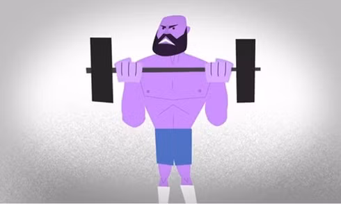 Quá trình phát triển cơ bắp của con người