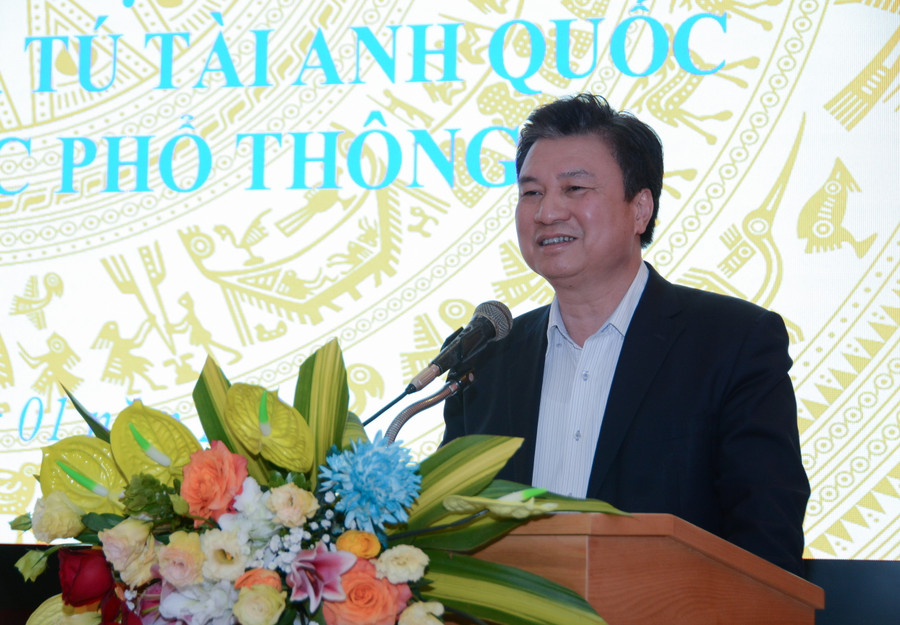 Thứ trưởng Nguyễn Hữu Độ phát biểu tại hội nghị.