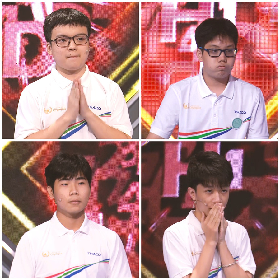 Các thí sinh dự thi trận thi quý. Các thí sinh dự thi trận thi quý.