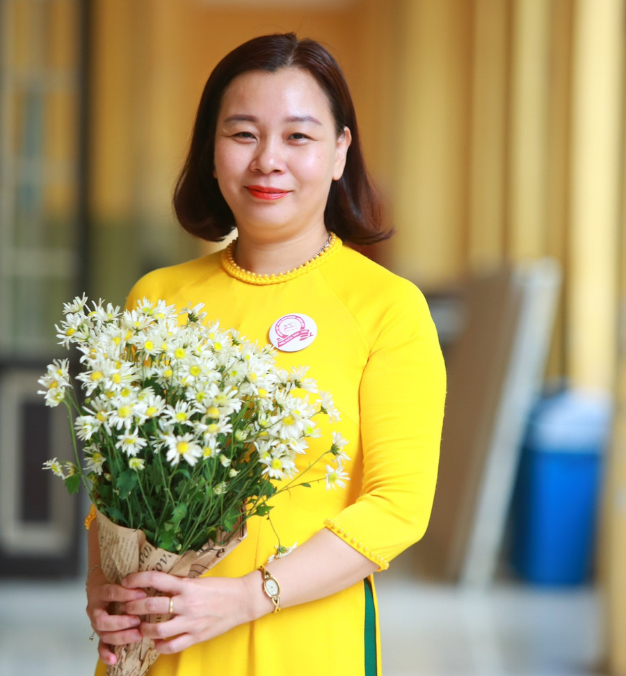 Cô giáo Nguyễn Thị Thanh Tâm đã đạt nhiều thành tích, danh hiệu cao quý của ngành giáo dục Thủ đô.