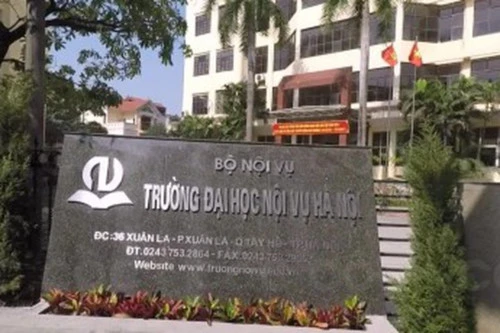 Trường Đại học Nội vụ Hà Nội.