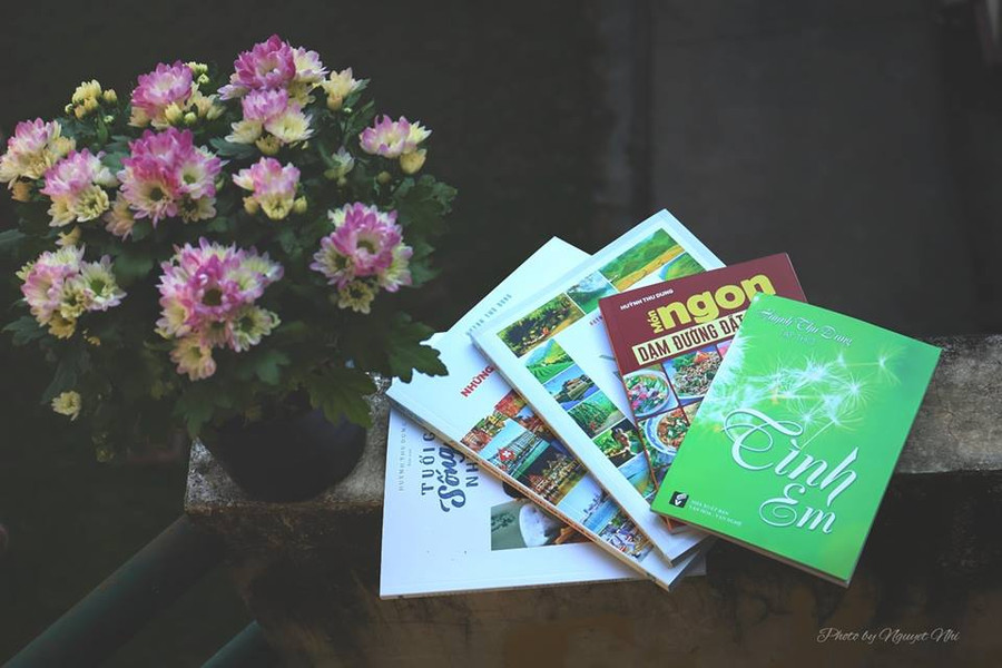 Loạt sách vừa ra mắt của tác giả Huỳnh Thu Dung, do NXB Văn hóa Văn nghệ TPHCM ấn hành. Ảnh: Nguyệt Nhi Loạt sách vừa ra mắt của tác giả Huỳnh Thu Dung, do NXB Văn hóa Văn nghệ TPHCM ấn hành. Ảnh: Nguyệt Nhi