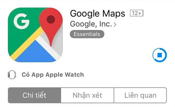 Người dùng iOS Việt Nam có thể tải trực tiếp Google Maps 