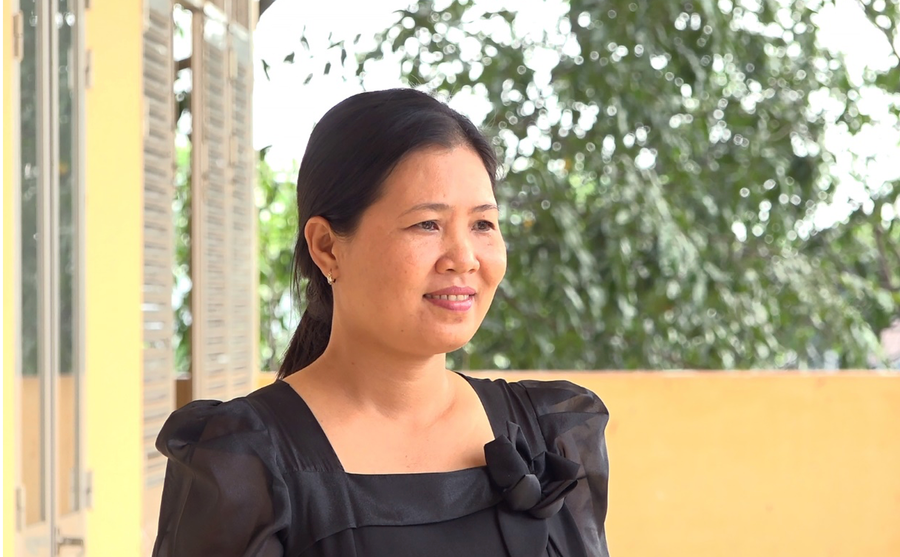 Cô Nguyễn Thị Tuyết Thanh - giáo viên Trường THPT Nguyễn Trung Trực, TP. Rạch Giá, Kiên Giang.