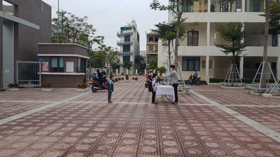 Hình ảnh trường học Bắc Giang thắt chặt công tác phòng chống dịch ảnh 11