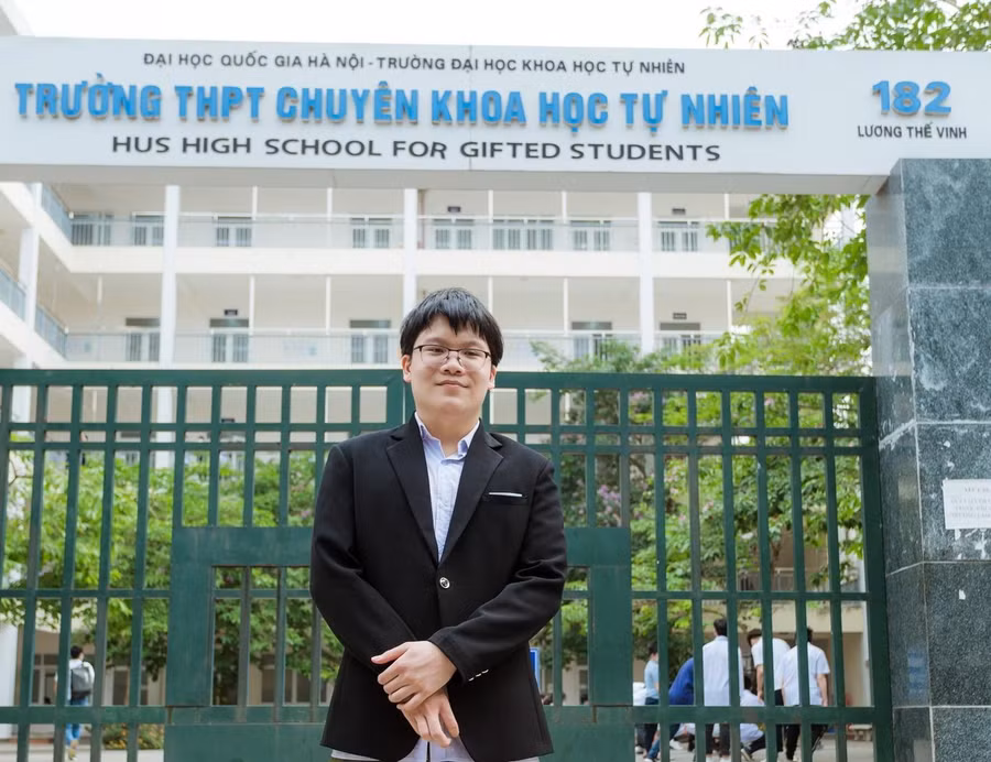 Dương Minh Khôi- học sinh Trường THPT chuyên Khoa học Tự nhiên