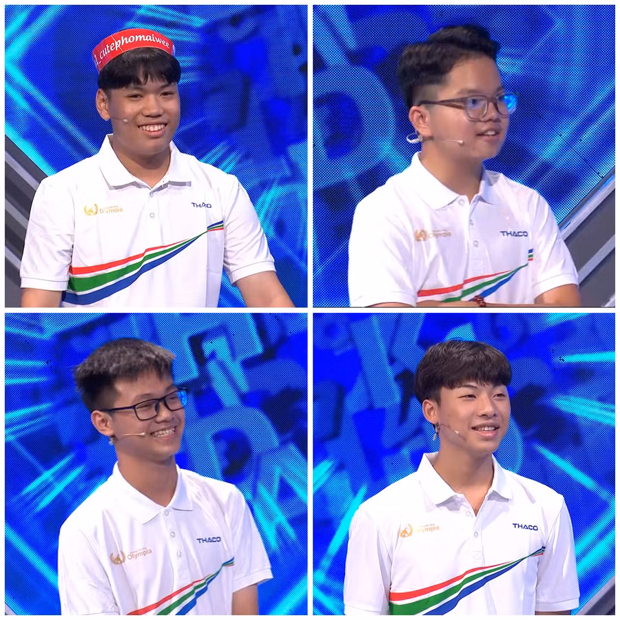 Các thí sinh dự cuộc thi tuần Olympia.