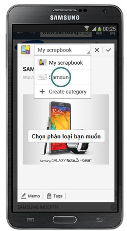 Hướng dẫn sử dụng Note 3 với S Pen: Chọn mục phù hợp cho thứ bạn sưu tầm. C4,5-Huong-dan-su-dung-Note-3-Samsung-Galaxy-S-Pen.jpg