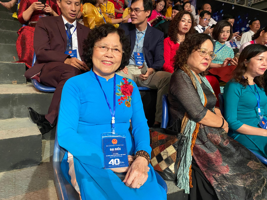 Nhà giáo Nhân dân Nguyễn Thị Hiền - Chủ tịch Hội đồng quản trị Trường Tiểu học Đoàn Thị Điểm (Hà Nội). Ảnh Ngô Chuyên. Nhà giáo Nhân dân Nguyễn Thị Hiền - Chủ tịch Hội đồng quản trị Trường Tiểu học Đoàn Thị Điểm (Hà Nội). Ảnh Ngô Chuyên.