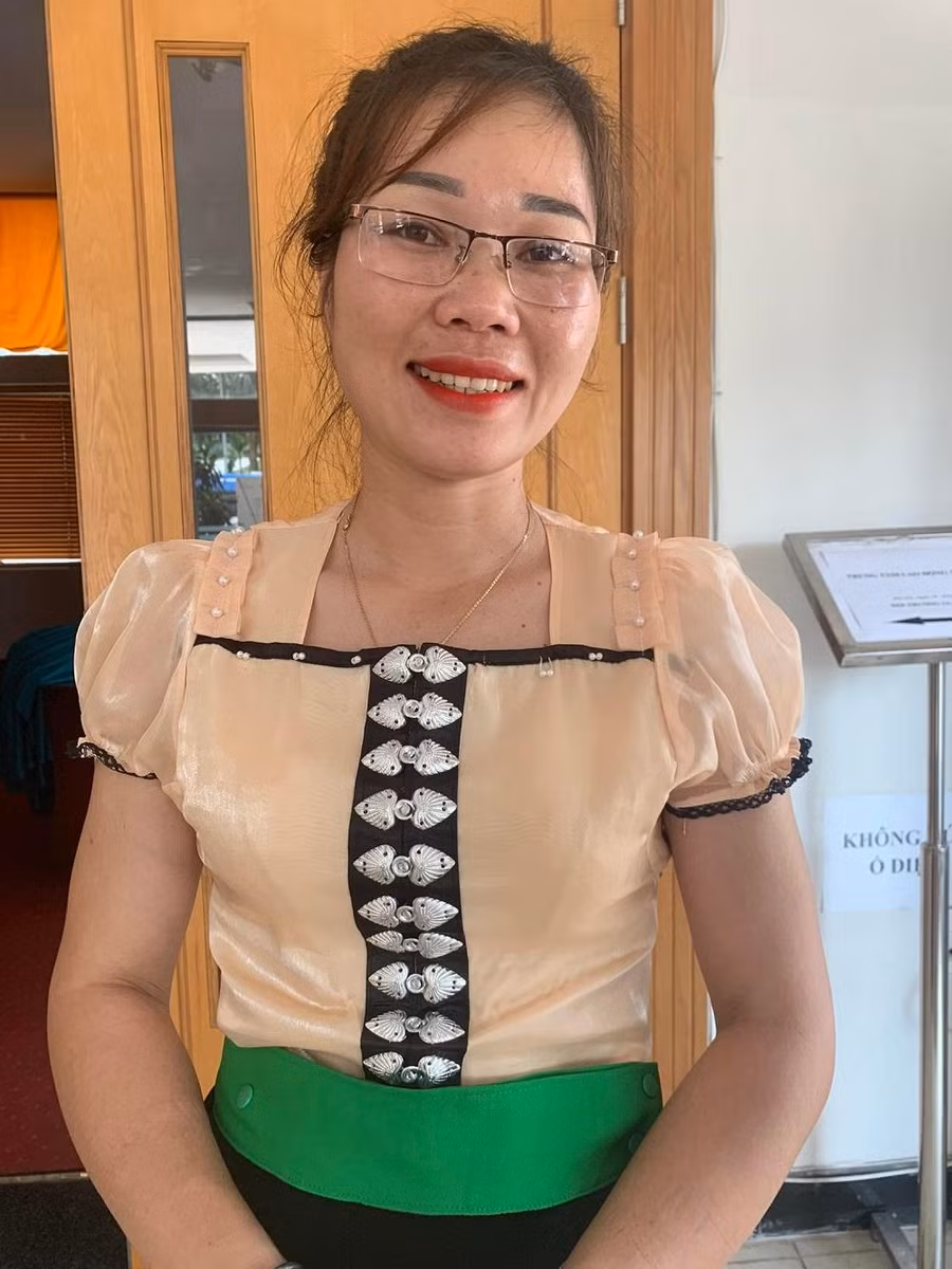 Cô Thẩm luôn muốn truyền những năng lượng tích cực cho học sinh của mình.