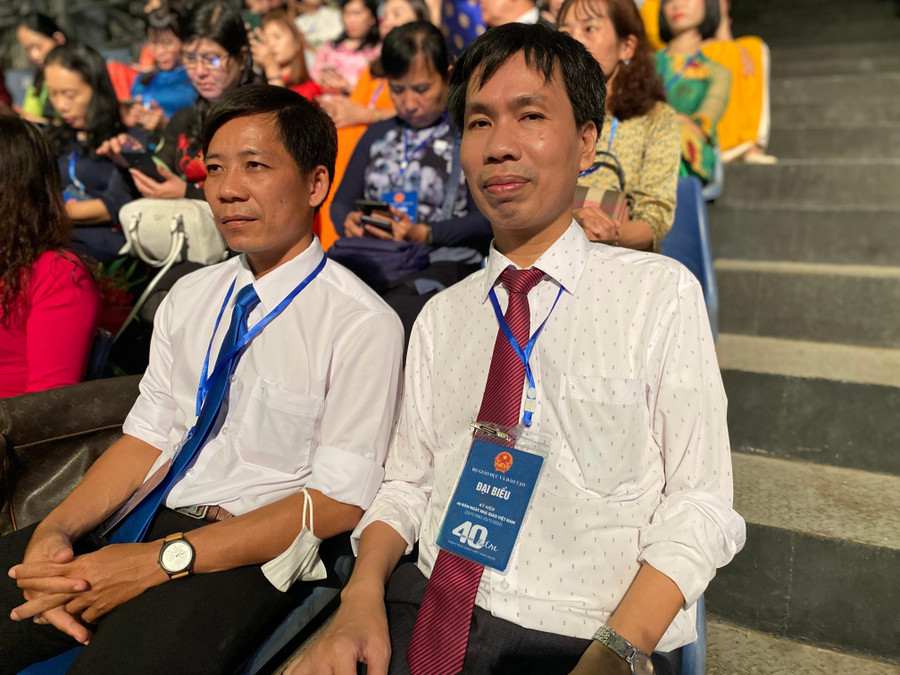 Thầy Nguyễn Đức Trường - giáo viên Trường THCS Đa Tốn (Hà Nội). Ảnh Ngô Chuyên. Thầy Nguyễn Đức Trường - giáo viên Trường THCS Đa Tốn (Hà Nội). Ảnh Ngô Chuyên.