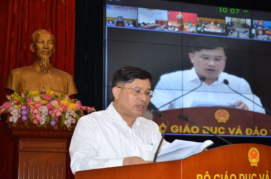 Ông Lê Như Xuyên – Phó Vụ trưởng Vụ Giáo dục Dân tộc, Bộ GD&amp;ĐT. Ảnh NC.