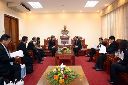 Quang cảnh buổi tiếp