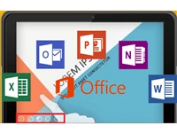 Thao tác màn hình cảm ứng trên Microsoft Office 2013