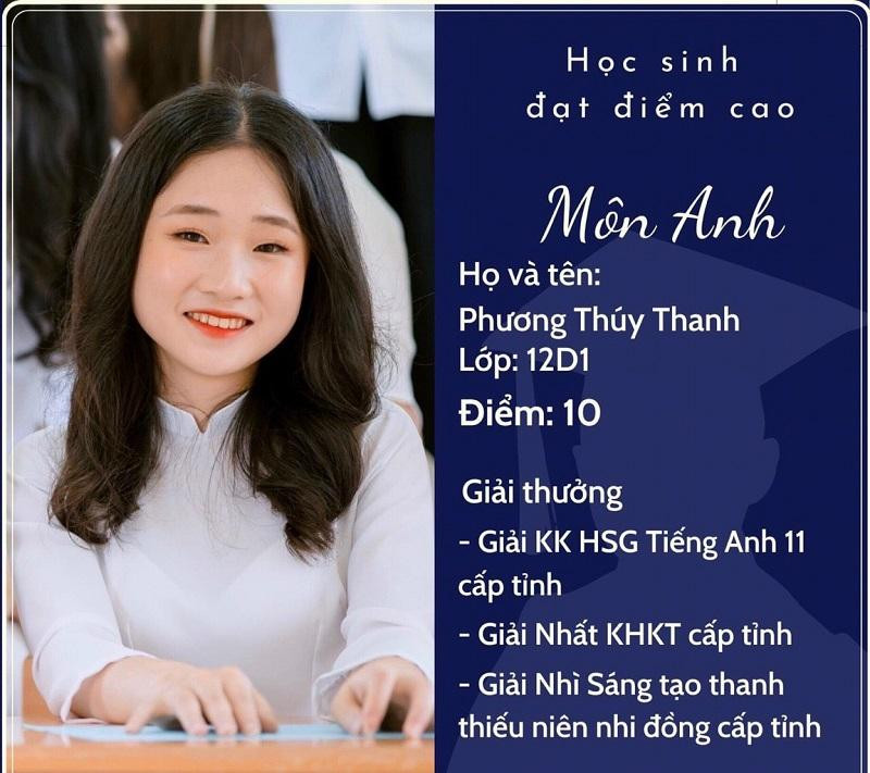 Thúy Thanh ước mơ trở thành một biên tập viên song ngữ. Ảnh NVCC.