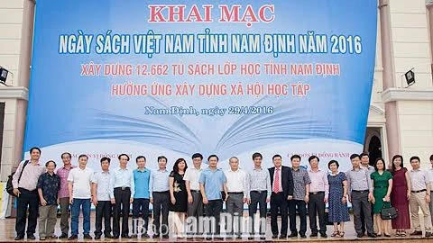 Nam Định khai mạc Ngày sách Việt Nam 2016