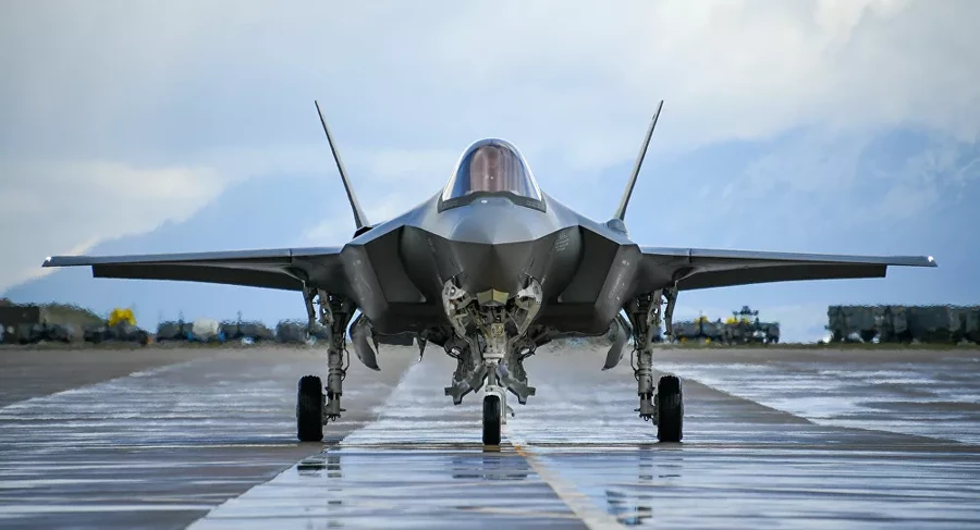 Máy bay phản lực F-35. Ảnh TASS.