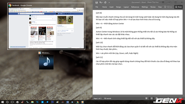 Windows 10 bổ sung các phím tắt mới rất hữu ích. ảnh 10 Windows 10 bổ sung các phím tắt mới rất hữu ích. ảnh 10
