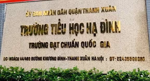 Trong ngày 9/9, có 223 học sinh Trường tiểu học Hạ Đình nghỉ học.
