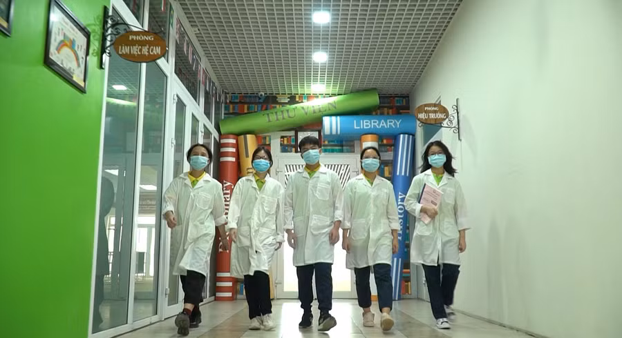 Học sinh Trường THCS Thanh Xuân tham dự vòng chung kết Cuộc thi Học sinh, sinh viên với ý tưởng khởi nghiệp năm 2021