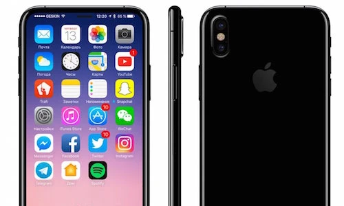 iPhone 8 sẽ có màn hình OLED dài như Galaxy S8