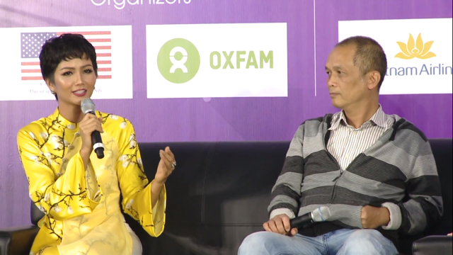 H’Hen Niê và cựu CEO FPT - Nguyễn Thành Nam. H’Hen Niê và cựu CEO FPT - Nguyễn Thành Nam.