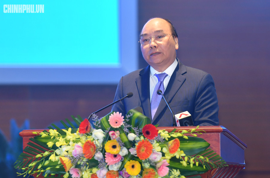 Thủ tướng Nguyễn Xuân Phúc phát biểu tại buổi lễ. Ảnh: VGP/Quang Hiếu Thủ tướng Nguyễn Xuân Phúc phát biểu tại buổi lễ. Ảnh: VGP/Quang Hiếu