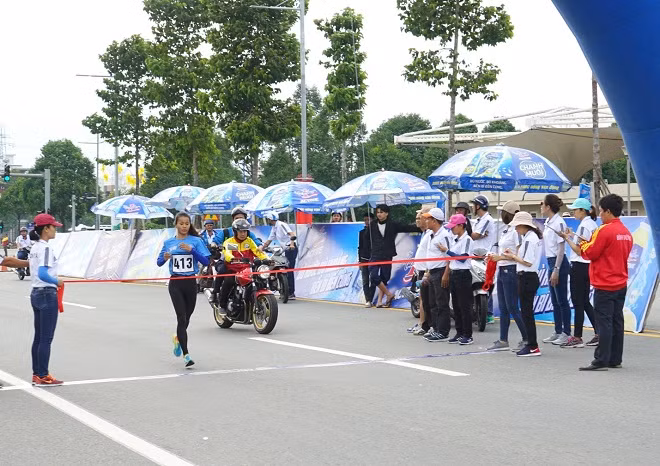 Giải là ngày hội của những người thích bộ môn chạy bền