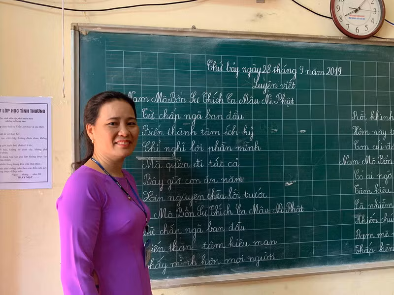 Mẹ Hòa của những vầng trăng khuyết