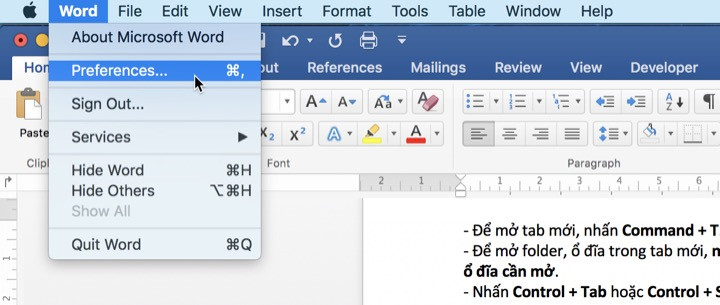 Tuyển tập phím tắt không thể không biết trên macOS ảnh 5 Tuyển tập phím tắt không thể không biết trên macOS ảnh 5