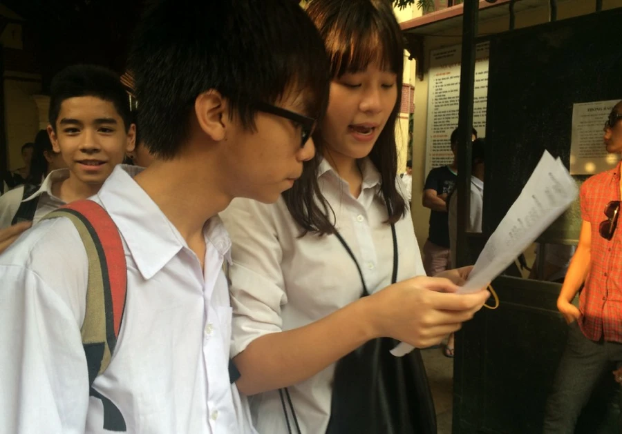 Đáp án đề thi vào lớp 10 môn Toán khu vực Hà Nội năm 2015