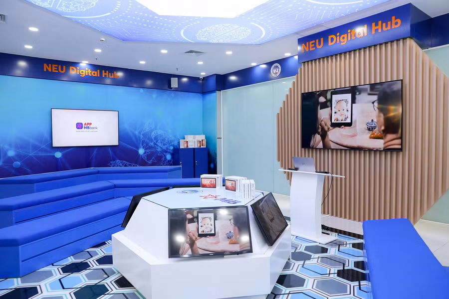 Không gian trải nghiệm số được thiết kế các tiêu chí: hiện đại, linh hoạt, cập nhật.