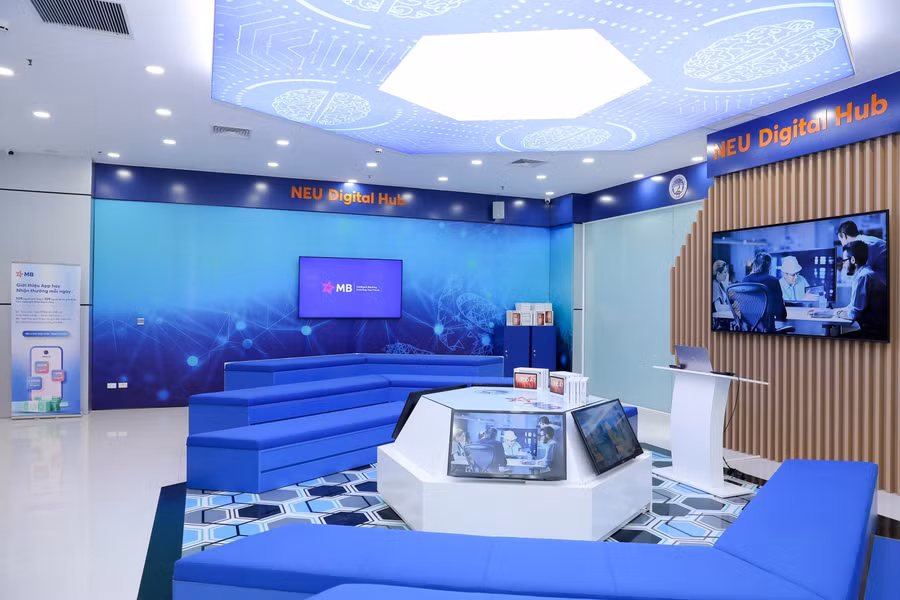 Không gian trải nghiệm số được thiết kế các tiêu chí: hiện đại, linh hoạt, cập nhật.