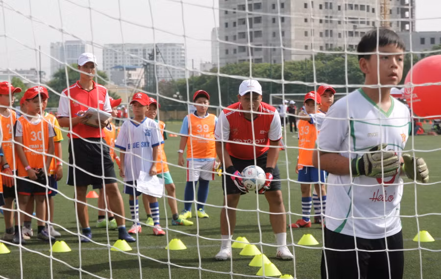 Một bài tập để tuyển chọn vị trí thủ môn