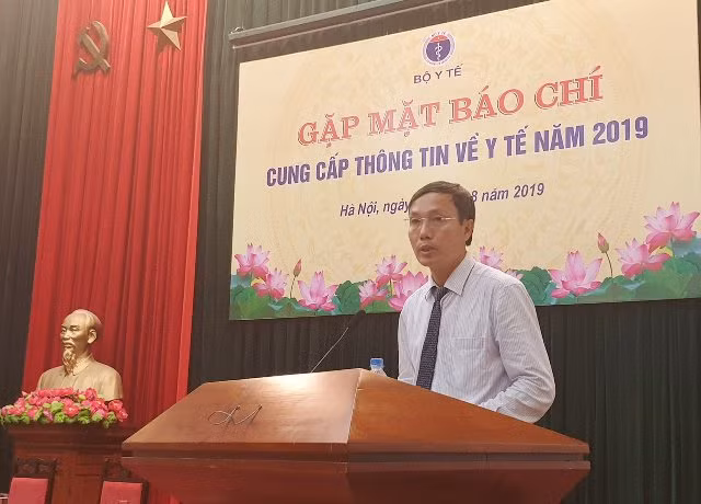 Ông Nguyễn Thanh Hà – Phó Cục trưởng Cục Quản lý Môi trường Y tế, Bộ Y tế phát biểu.