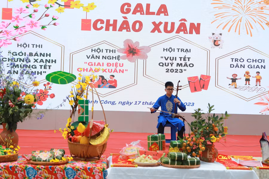 Học sinh trường THCS Thành Công tranh tài tại "Gala chào Xuân Quý mão 2023".