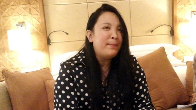 Bà Ngọc đang trình bày sự việc