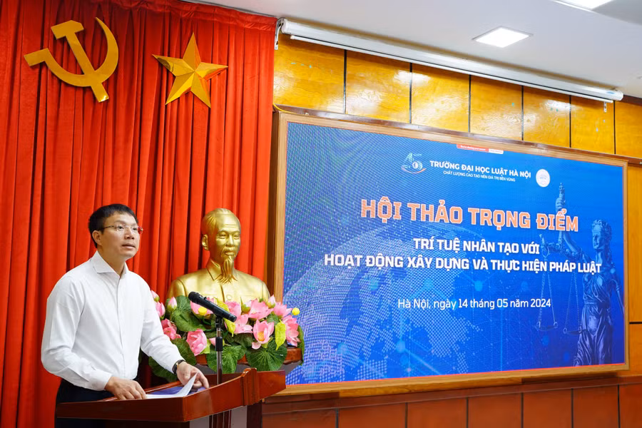 TS Đoàn Trung Kiên - Hiệu trưởng Trường ĐH Luật Hà Nội.