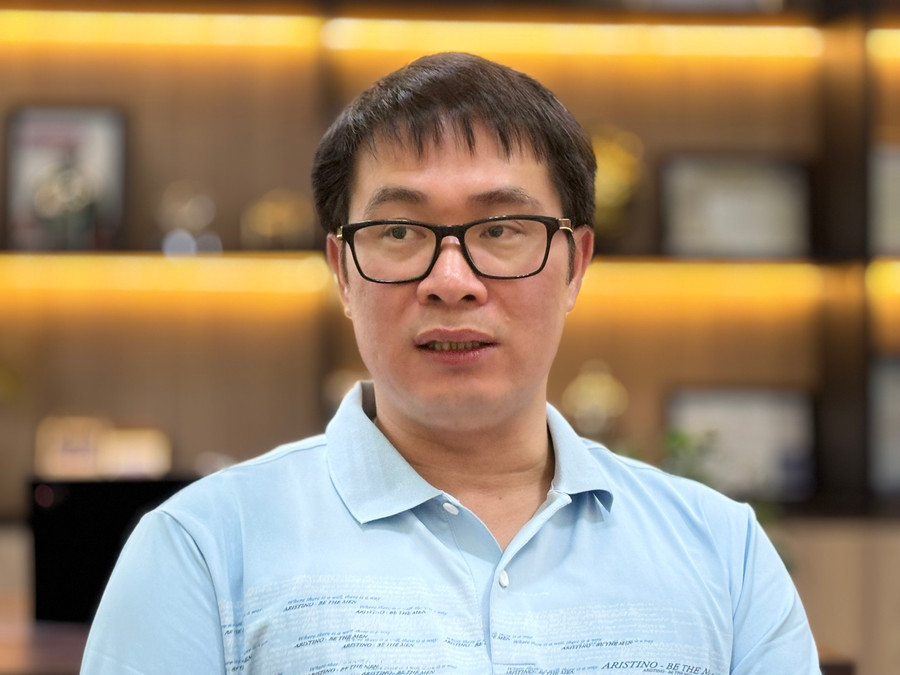 PGS. TS Vũ Duy Hải, Trưởng Ban Tuyển sinh - Hướng nghiệp, ĐH Bách khoa Hà Nội. Ảnh NC.