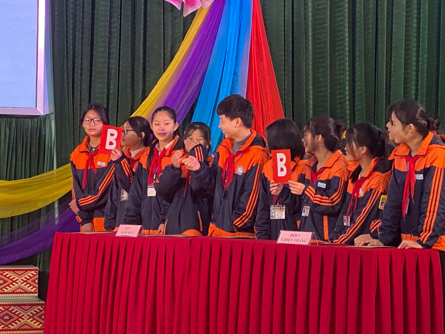 Học sinh Trường PTDTNT THCS – THPT Cao Lộc (huyện Cao Lộc, Lạng Sơn). Ảnh NT.