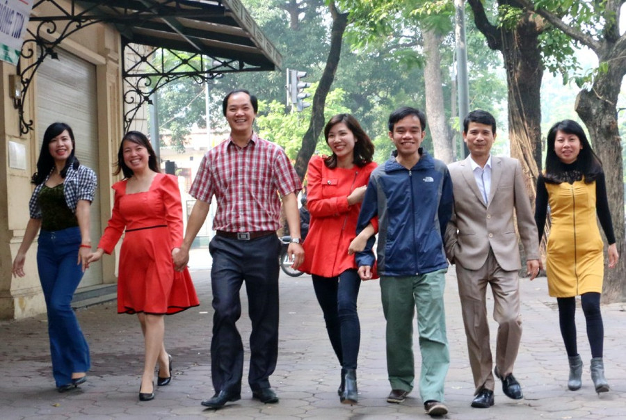 Sau những giờ miệt mài với bàn phím.